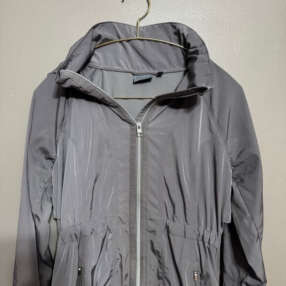 Athleta gray silver dippity anorak jacket size small - Picture 3 of 9